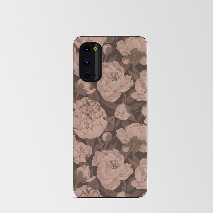 Blooming peonies 4 Android Card Case