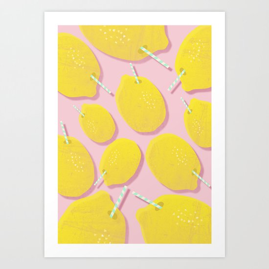 Lemonade Art Print
