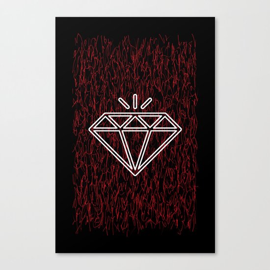 diamond Canvas Print