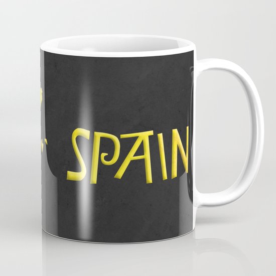 Spain Vintage Map Mug