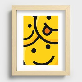 Emojis Recessed Framed Print