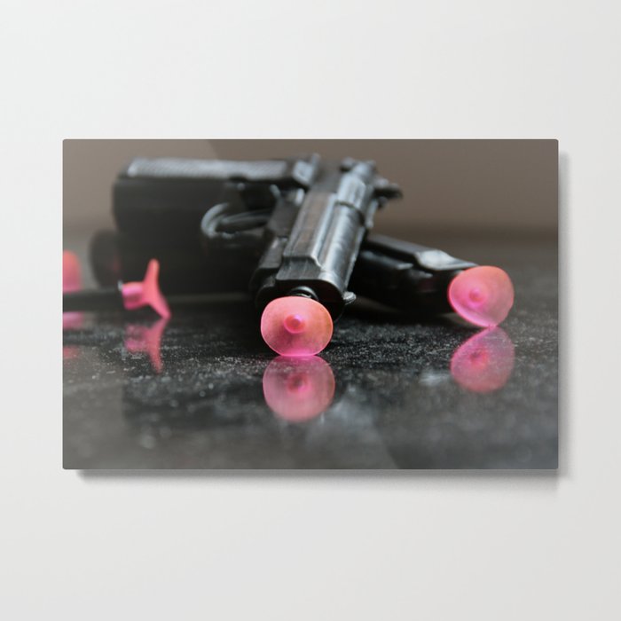toy plastic guns Metal Print