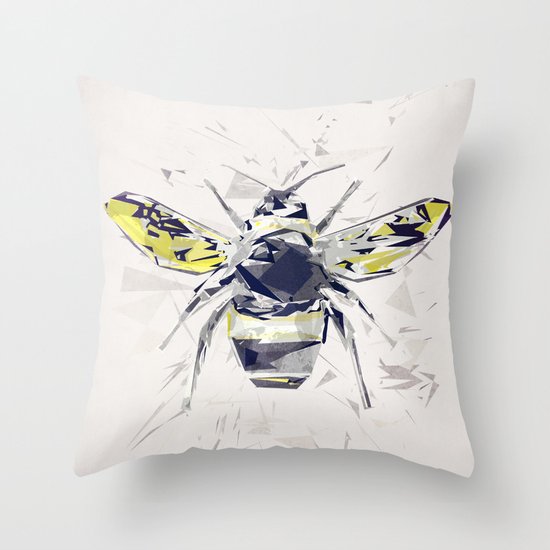 BumbleBee Throw Pillow