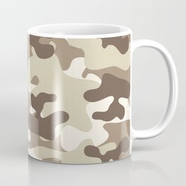 Sand Camouflage Brown And Beige Pattern Mug