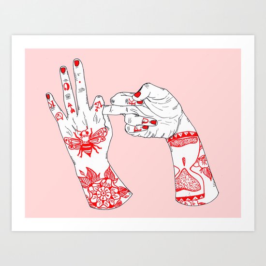 F*ck'n OK Art Print