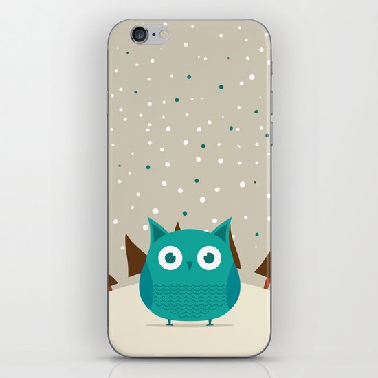 Cute owl iPhone & iPod Skin