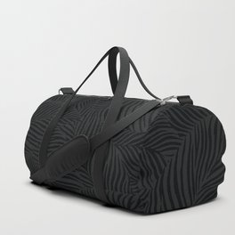 Dark Abstract leaf pattern, Digital Illustration background Duffle Bag