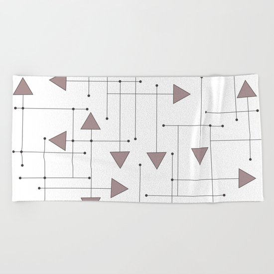 Lines & Arrows Beach Towel