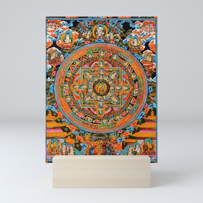 Mandala Buddhist 12 Mini Art Print