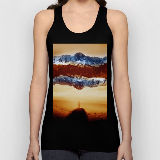 Vibrant Mountain Unisex Tank Top