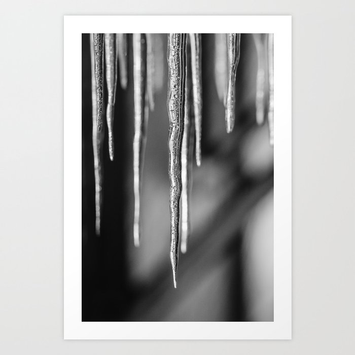 Icicles Included. Art Print