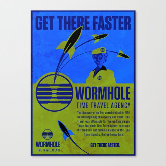 Time Travel Agency Canvas Print