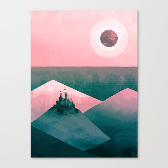 love me gone mountains Canvas Print