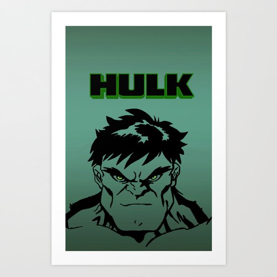 Hulk Art Print