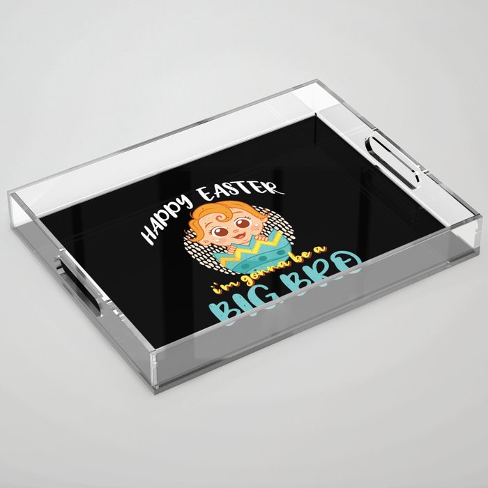 Baby Reveal Egg Easter Day Easter Sunday Brother Acrylic Tray