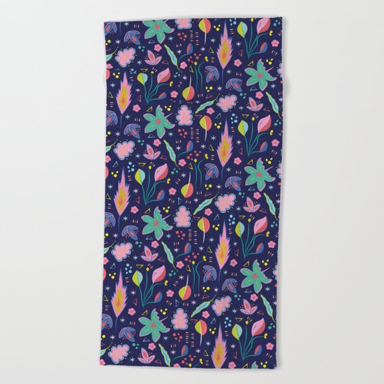 Fun in the Garden Beach Towel