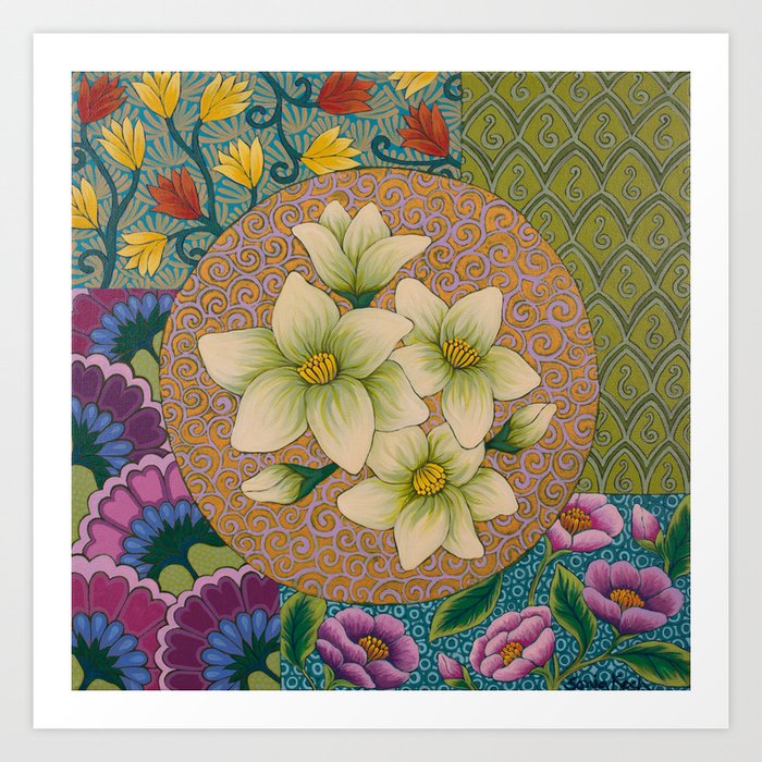 Flower Mandala Art Print