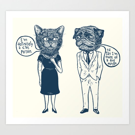 Types Of People Art Print