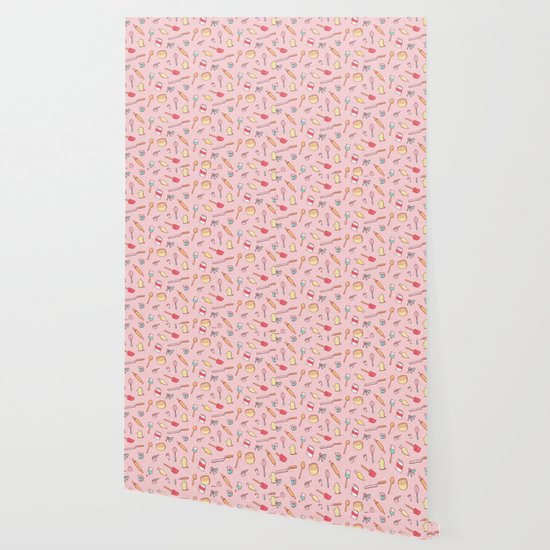 Bakery Pastels Wallpaper By Maddidoodles Society6