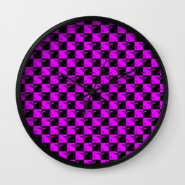 Hot Pink and Black Checkerboard Scales of Justice Legal Pattern Wall Clock | Justicelawyer, Scalesofjustice, Lawgift, Balance, Black, Pattern, Law, Lawyergift, Justice, Girllawyer 