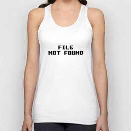 File Not Found Unisex Tank Top