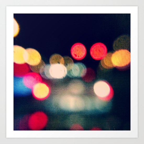 into the night Art Print