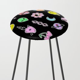 90s Stickers Counter Stool