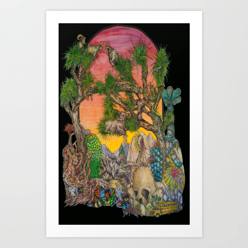 Joshua Tree National Park Art Print By Johnhaverty Society6