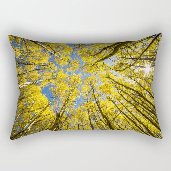 Trees Up Above Us Rectangular Pillow