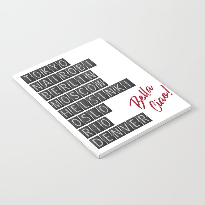 la casa de papel money heist notebook by allsharpe