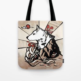 Wolf Ukiyo-e Tote Bag