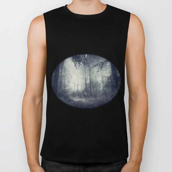 alone with nature Biker Tank