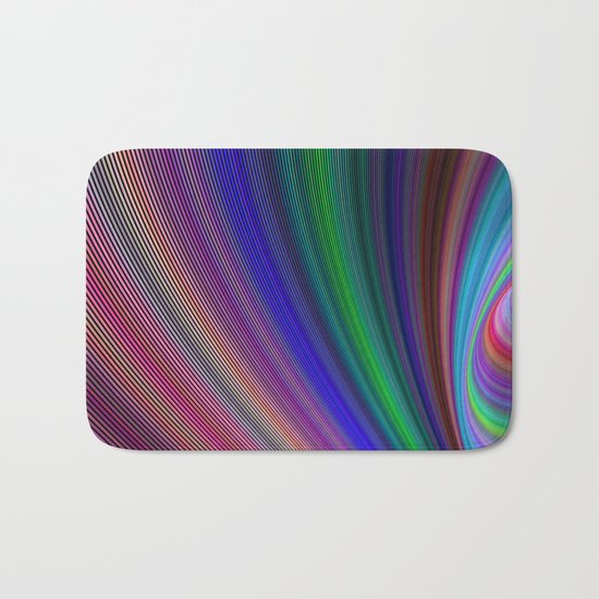 Vivid storm Bath Mat
