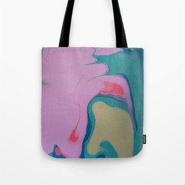 Cotton Candy Smear Tote Bag