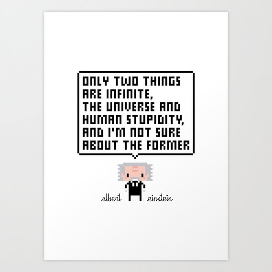 Albert Einstein Art Print