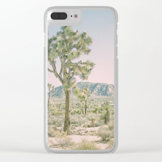 Joshua Tree Ombre Clear iPhone Case