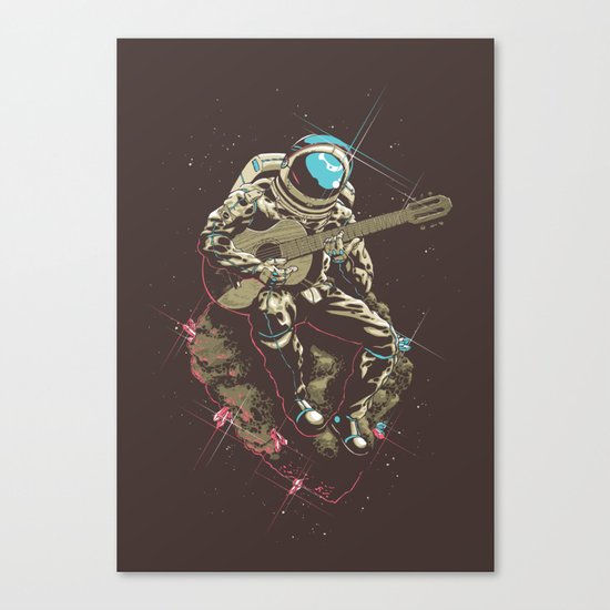 Lonely Man Canvas Print