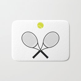 Tennis Racket And Ball 2 Badematte