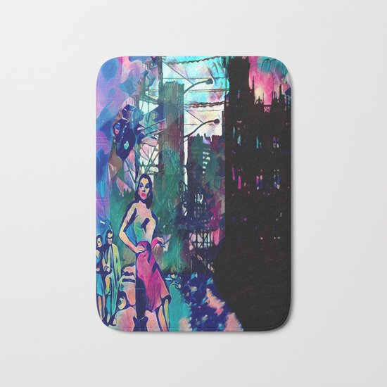 Dame From Buxom Street Bath Mat