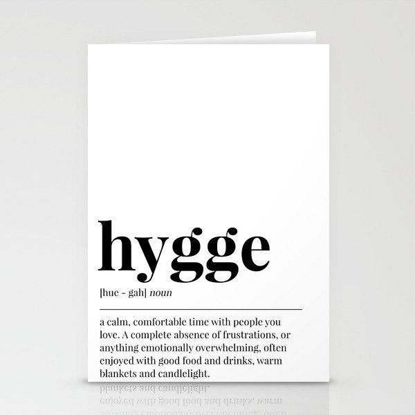 Hygge Stationery Cards