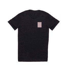 Pink gradient ornament repeat pattern in purple T Shirt