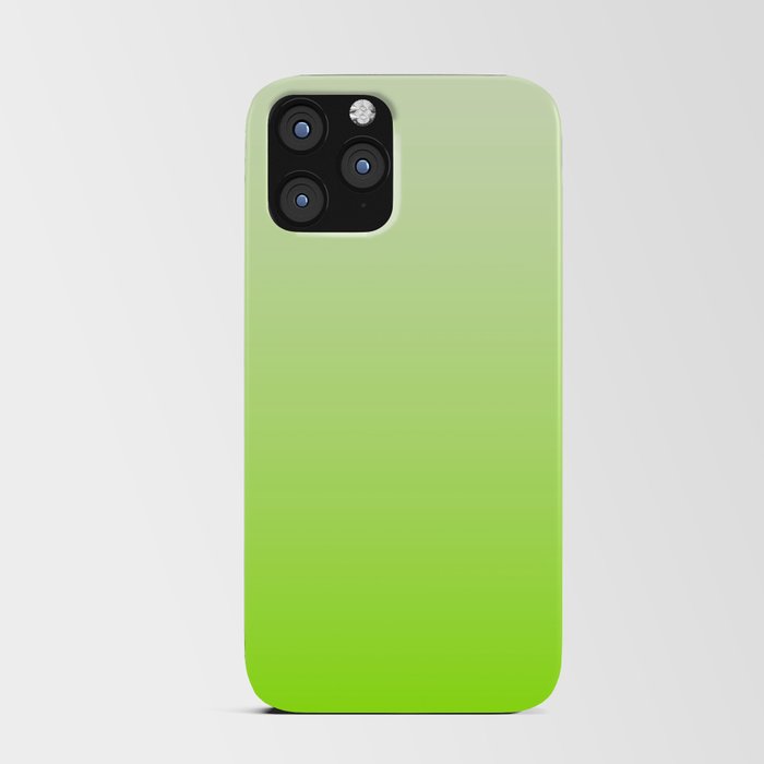 Sunfaded_ Neon Lime iPhone Card Case