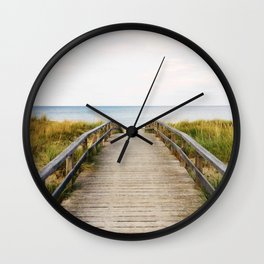 Path to the Beach (Color) Wall Clock