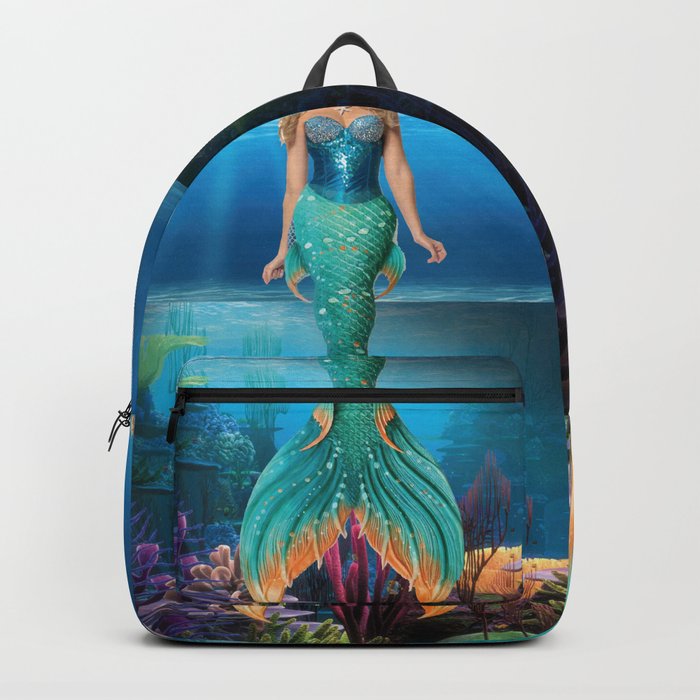 Mermaid in water Backpack