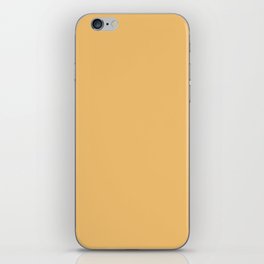 BUFF YELLOW SOLID COLOR iPhone Skin