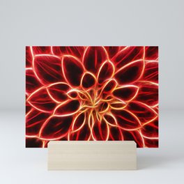 Abstract flower. Mini Art Print