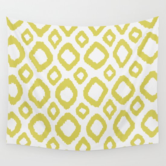 Ikat Lime/Green Wall Tapestry