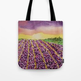 Lavender fields Tote Bag