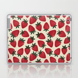 Hand Drawn Vintage Strawberry Pattern Laptop Skin