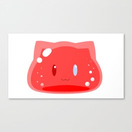 Cute Cat Slime Canvas Print